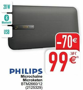 Cora Philips microchaîne microketen btm2660-12 aanbieding