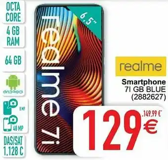 Cora Realme smartphone 7i gb blue aanbieding