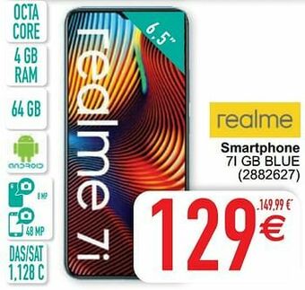 Cora Realme smartphone 7i gb blue aanbieding