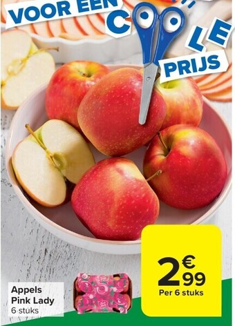 Carrefour Appels pink lady aanbieding