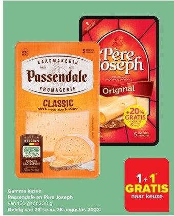 Carrefour Gamma kazen passendale en père joseph aanbieding