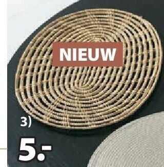 Jysk Strandglim placemat aanbieding