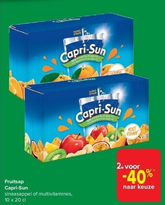Carrefour Fruitsap capri-sun aanbieding