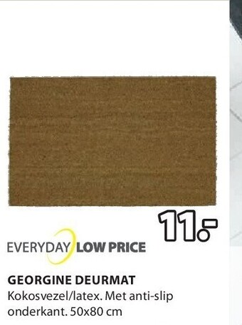 Jysk Georgine deurmat aanbieding
