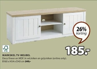 Jysk Markskel tv-meubel aanbieding
