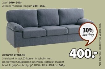 Jysk Gedved zitbank aanbieding