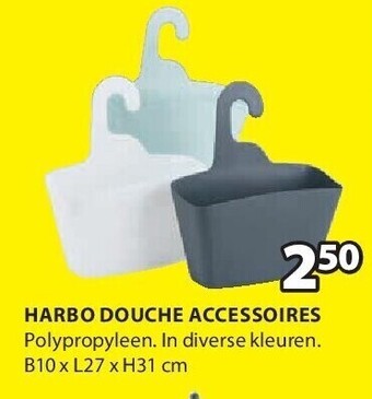 Jysk Harbo douche accessoires aanbieding