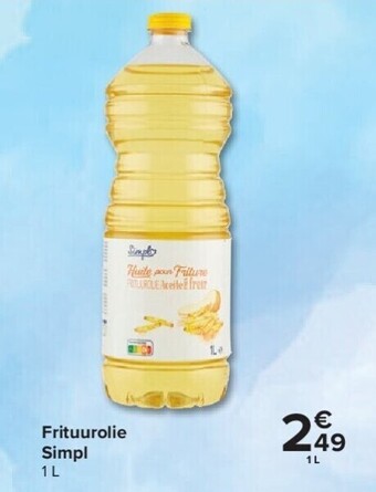 Carrefour Frituurolie simpl 1 l aanbieding