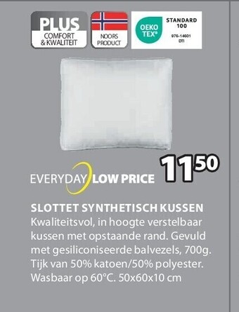Slottet synthetisch kussen