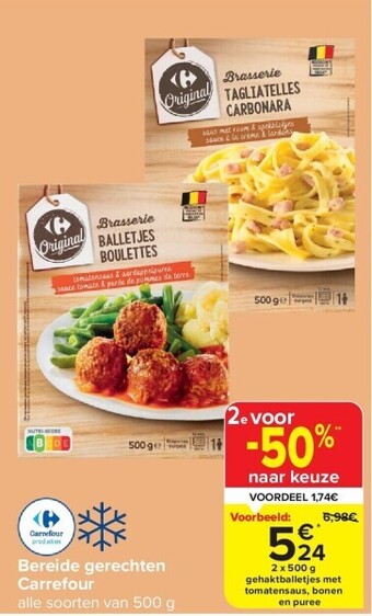 Carrefour Bereide gerechten carrefour aanbieding