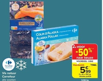 Carrefour Vis natuur carrefour aanbieding
