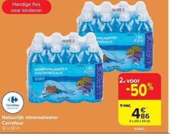 Carrefour Natuurlijk mineraalwater carrefour aanbieding