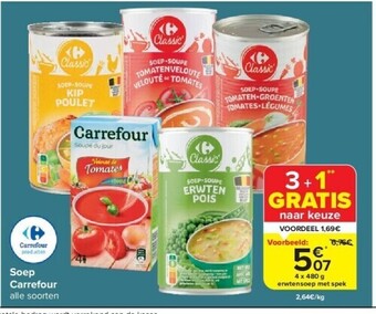 Carrefour Soep carrefour aanbieding