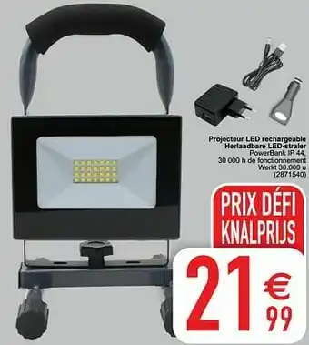 Cora Projecteur led rechargeable herlaadbare led-straler aanbieding