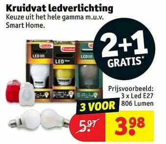 Kruidvat Kruidvat ledverlichting aanbieding