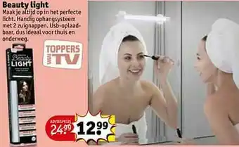 Kruidvat Beauty light aanbieding