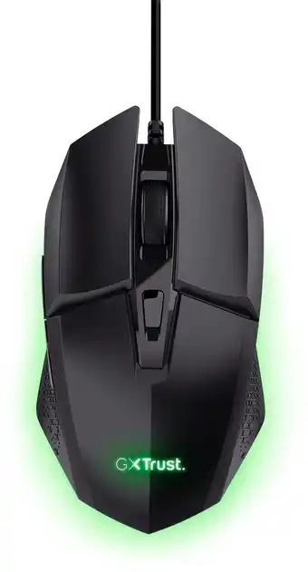 Bol.com Trust gxt 109 felox - bedrade gaming muis - 6400 dpi - verlichting - zwart aanbieding