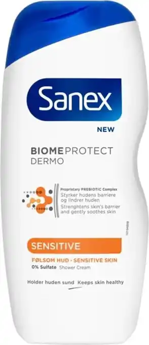 Bol.com Sanex douchegel dermo sensitive 250 ml aanbieding