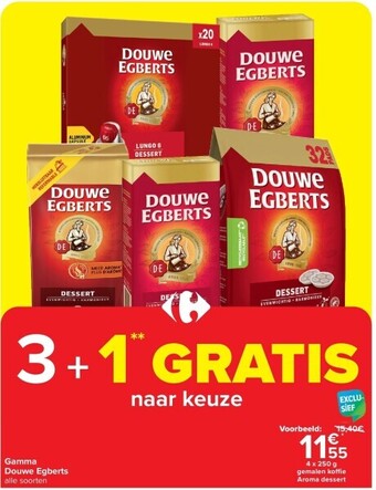 Carrefour Gamma douwe egberts aanbieding