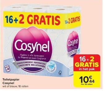 Carrefour Toiletpapier cosynel aanbieding