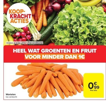 Carrefour Wortelen aanbieding