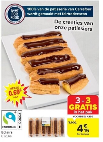 Carrefour Eclairs aanbieding