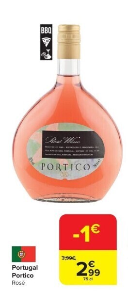 Carrefour Portugal portico rosé aanbieding