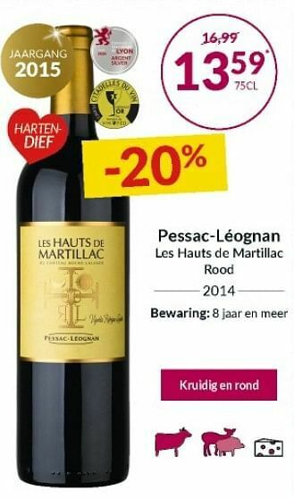Intermarché Pessac-léognan les hauts de martillac rood aanbieding