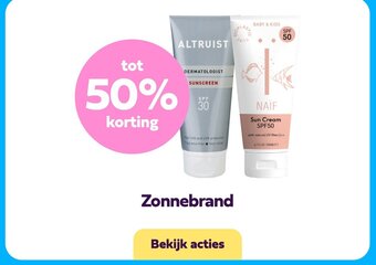 Plein.nl Zonnebrand aanbieding