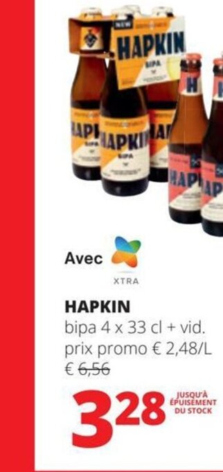 Spar HAPKIN aanbieding