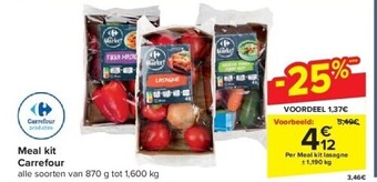 Carrefour Meal kit carrefour aanbieding
