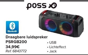 Carrefour Draagbare luidspreker psrgb200 aanbieding