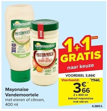 Carrefour Mayonaise vandemoortele aanbieding