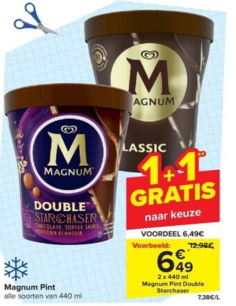 Carrefour Magnum pint aanbieding