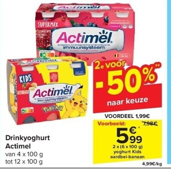 Drinkyoghurt actimel