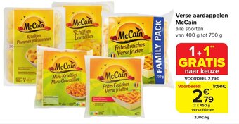 Carrefour Market Verse aardappelen McCain aanbieding