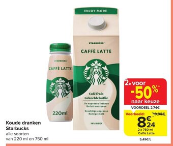 Koude dranken Starbucks