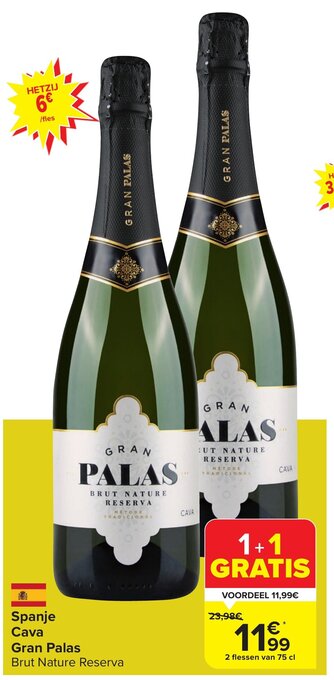 Carrefour Market Spanje Cava Gran Palas aanbieding