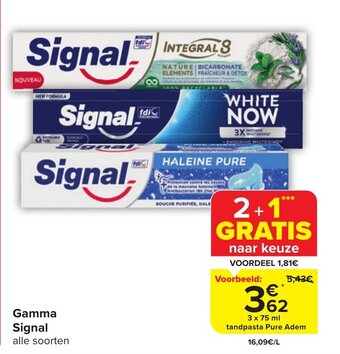 Carrefour Market Gamma Signal aanbieding
