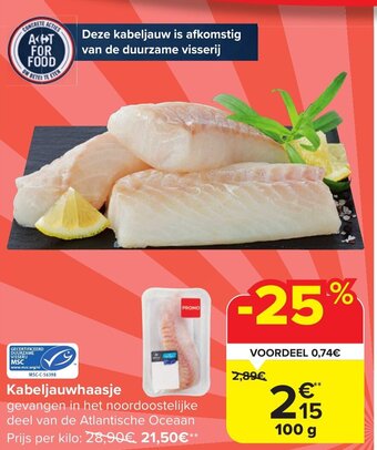Kabeljauwhaasje 100 g