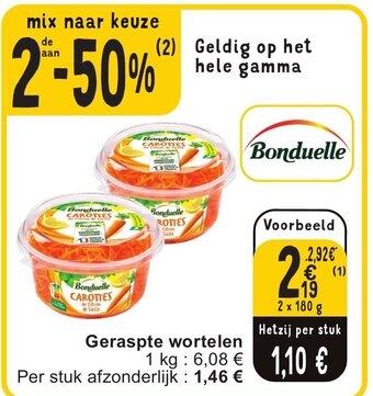 Cora Geraspte wortelen aanbieding