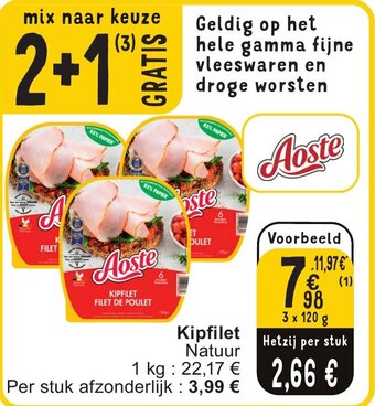 Cora Kipfilet Natuur aanbieding