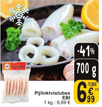 Cora Pijlinktvistubes EBI aanbieding