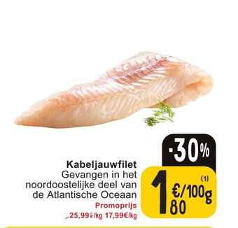 Cora Kabeljauwfilet aanbieding
