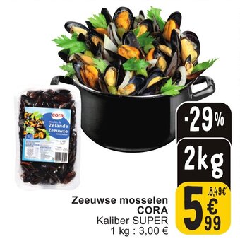 Cora Zeeuwse mosselen aanbieding