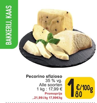Cora Pecorino sfizioso aanbieding