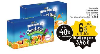 Cora Limonade CAPRI-SUN aanbieding