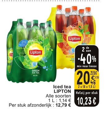 Cora Iced tea LIPTON aanbieding