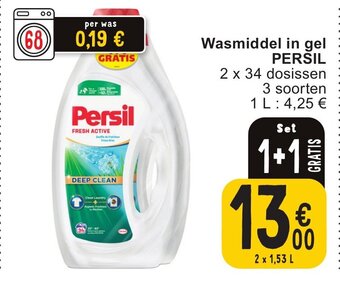 Cora Wasmiddel in gel PERSIL aanbieding