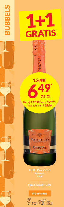 Intermarché DOC Prosecco aanbieding